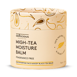 Delhicious Migh-Tea Moisture Skin Recovery Balm - Fragrance Free 50g
