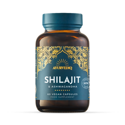 Ayurvediq Shilajit Extract & Organic Ashwagandha Capsules 60 Capsules