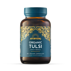Ayurvediq Organic Tulsi Holy Basil Capsules 60 Capsules