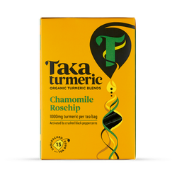 Organic Chamomile Rosehip Turmeric Tea - 15 Teabags