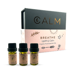 B Calm Stress Relief Essential Oil Set‚ Sweet Orange, Lavender & Frankincense 5ml x 3‚ Breathe Calm