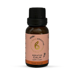 B Calm Stress Relief Essential Oil Blend 15ml – Sweet Orange, Lavender & Frankincense – Breathe Calm