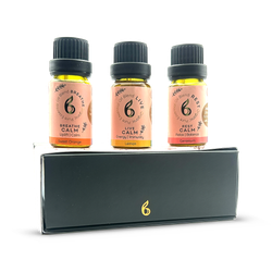 B Calm Essential Oil Blend Gift Set – Stress, Energy & Sleep Support (3 x 10ml)