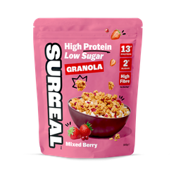 Surreal High Protein Granola Mixed Berry 300g