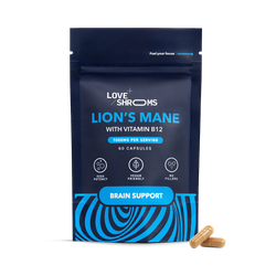 Love Health Lion's Mane Mushroom Capsules 60Capsules