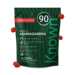 Known Nutrition Ashwagandha Apple Flavour 180 gummies (Pouch)