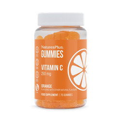 NaturesPlus Vegan Vitamin C 250 MG Orange Flavour 75 Gummies