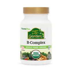 NaturesPlus Source of Life Garden Organic B Complex 60 Capsules
