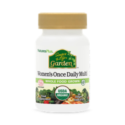 NaturesPlus Source of Life Garden Organic Women's Daily 30 Vegan Tablets