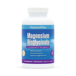 NaturesPlus Magnesium Bisglycinate 180 Capsules
