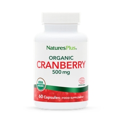 NaturesPlus Organic Cranberry 500 MG 60 Capsules