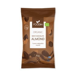 Organic Raw Chocolate Coated Almonds 8 x 60g