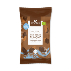 Organic Raw Chocolate No Added Sugar Almond 8 x 50g