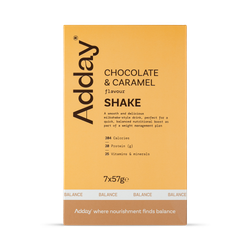 Adday Shake Chocolate & Caramel 7 x 57 g