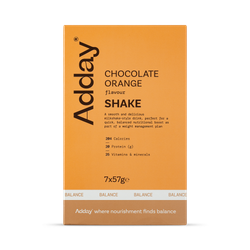 Adday Shake Chocolate Orange 7 x 57 g