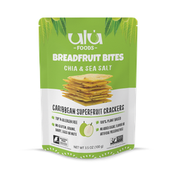 Ulu Foods Breadfruit Bites Chia & Sea Salt Crackers 100g