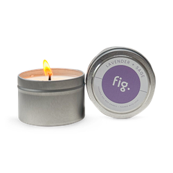 Soy Wax + Pure Essential Oils Handmade Eco Candle - Lavender + Sage