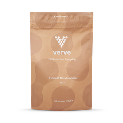 Lion's Mane, Reishi, Cordyceps Superblend - 12,400mg Mushrooms - Chocolate Flavoured - 30 Servings