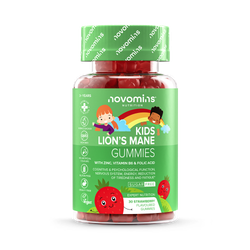 Novomins Kids Lion's Mane Strawberry 30 Gummies