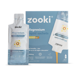 Zooki Liposomal Magnesium Bisglycinate 2000mg Pineapple 30 Sachets