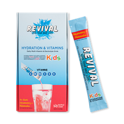 Revival KIDS - Daily Multi-Vitamin & Electrolyte Drink - Strawberry & Watermelon 30 pack 1 30 Sachet