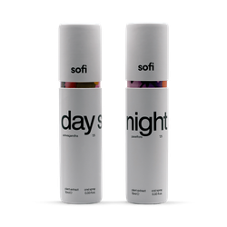 sofi night + day oral spray duo for stress and sleep 20ml