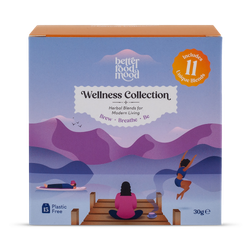 Wellness Collection Box 15 tea bags - Assorted Masala Chai, Turmeric, Ginger, Ashwagandha, Moringa, Tulsi Herbal Tea Blends