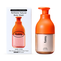 Fussy Refillable Natural Body Wash Wide Eyed Starter Pack 320ml