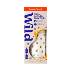 Wild Refillable Body Wash Honey & Almond Starter Pack