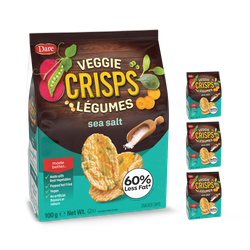 Veggie Crisps - Sea Salt 4 x 100g Bags