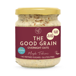 Maple Tahini Overnight Oats