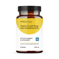 Vitamin C with Rose hips& bioflavonoids 60 tablets