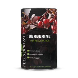 Premium Berberine & Resveratrol Supplement 60 Caps
