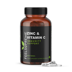 Zinc with Vitamin C / Boost Immunity Naturally 60 Tabs