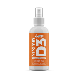 Vitamin D Spray - 3000IU 75µg - 60ml Orange Flavour - 1 Year Supply Vegetarian Oral Spray
