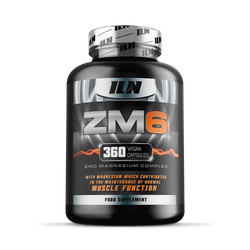 Iron Labs Nutrition ZM6 - High Strength Zinc, Magnesium & Vitamin B6 - 360 Vegan Capsules