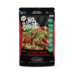 No Bloat Quinoa, Lentil & Vegetable Chilli 4 x 50g Pouches