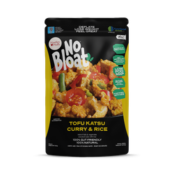 No Bloat Tofu Katsu Curry & Rice 4 x 50g Pouches