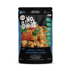 No Bloat Lentil, Tofu & Vegetable Hash 4 x 50g Pouches