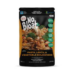 No Bloat Pasta, Lentil & Vegetable Bolognese 4 x 50g Pouches