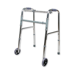 GO04912L - Walker aluminium foldable walker with wheel