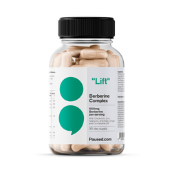 Paused Berberine Complex 650 mg 60 Capsules