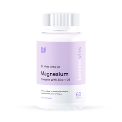 Bettervits Magnesium Complex with Zinc & D3 60 Capsules