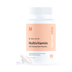 Bettervits Multivitamin with 13 Essential Vitamins 60 Capsules