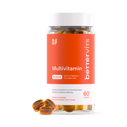 Bettervits Multivitamins With Vitamins A To E & Zinc 60 Gummies