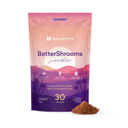Bettervits Mushroom Powder Complex With Lion's Mane, Reishi And Cordyceps 30 Servings