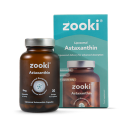 Zooki Liposomal Astaxanthin 8mg Capsules - 30 Day Supply 8 mg 30 Capsules