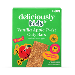 Deliciously Ella Kids Oat Bars Vanilla Apple Twist 5x 25g