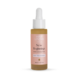 New Beginnings Fragrance Free Hair and Scalp Oil – Postpartum Hair Loss & Regrowth Treatment for New Mums - 30ml