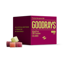 Goodrays 25mg CBD Gummies - Mixed Flavour